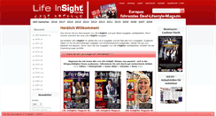 Desktop Screenshot of life-insight.de